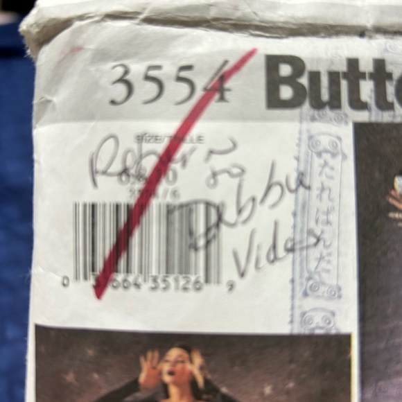 Butterick 3554 Pattern- Halloween, cosplay, theatre, skating and more - Picture 3 of 6